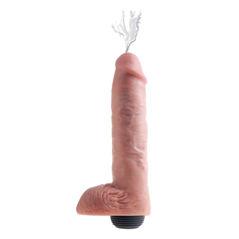 KING COCK - PENE REALISTICO EYACULADOR NATURAL 27.94 CM