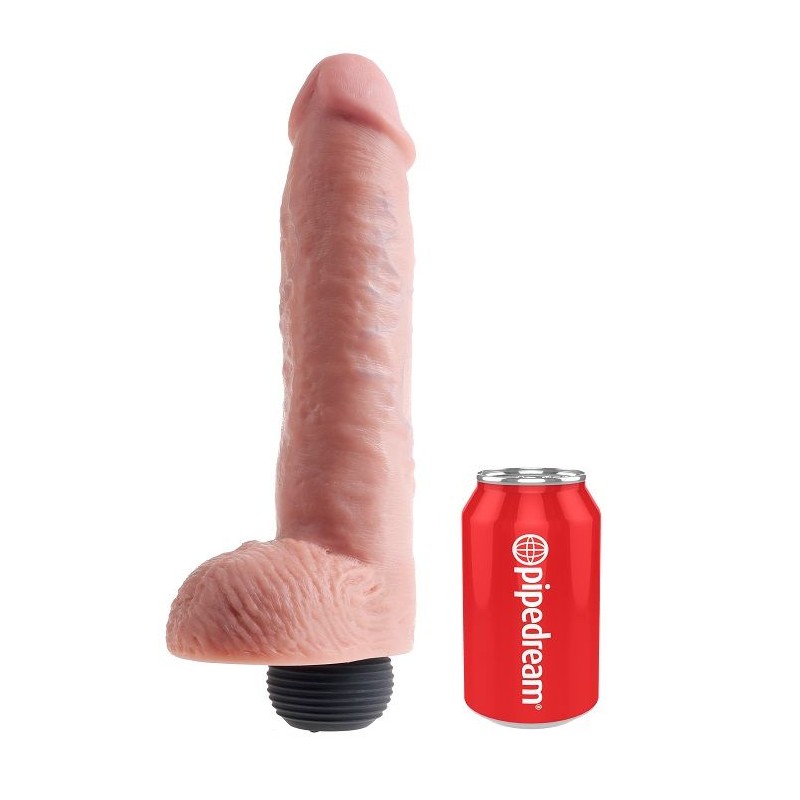 KING COCK - PENE REALISTICO EYACULADOR NATURAL 27.94 CM