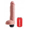 KING COCK - PENE REALISTICO EYACULADOR NATURAL 27.94 CM