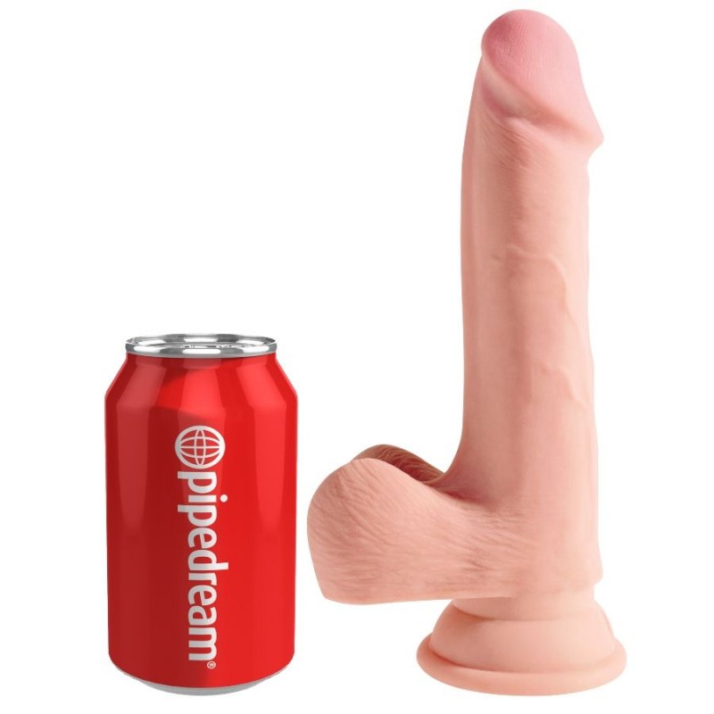 KING COCK - DILDO TRIPLE DENSIDAD 18.4 CM