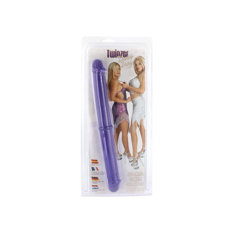 SEVEN CREATIONS - DOBLE PENE DE 30 CM MORADO