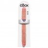 KING COCK - THICK DILDO DOBLE PENETRACIÓN 40.6 CM