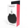 DARKNESS - EXTRA BUTTPLUG ANAL CON COLA NEGRO 7 CM