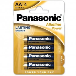 PANASONIC - BRONZE PILA ALCALINA AA LR6 BLISTER*4