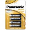 PANASONIC - BRONZE PILA ALCALINA AAA LR03 BLISTER*4