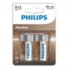 PHILIPS - ALKALINE PILA C LR14 BLISTER*2