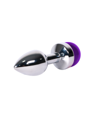 Plug Anal Ball Gema Morada