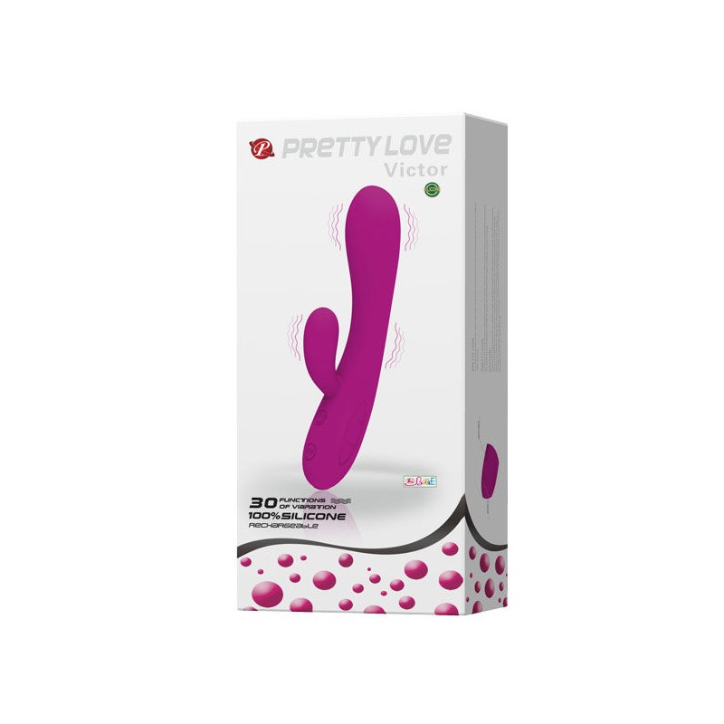 PRETTY LOVE - SMART VICTOR VIBRADOR CON ESTIMULADOR CLITORIS