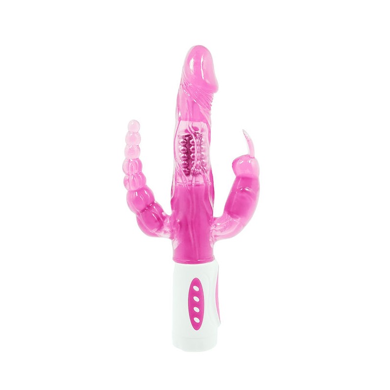 BAILE - PRETTY BUNNY TRIPLE VIBRADOR ROTADOR