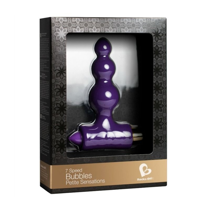 ROCKS-OFF - ESTIMULADOR ANAL PETITE BUBBLES - LILA