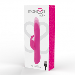 MORESSA - MOLLY IMPULSOR UP&DOWN Y POTENTE VIBRACION PREMIUM SILICONE RECARGABLE