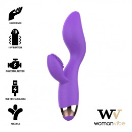 WOMANVIBE - DONNA VIBRADOR SILICONA RECARGABLE