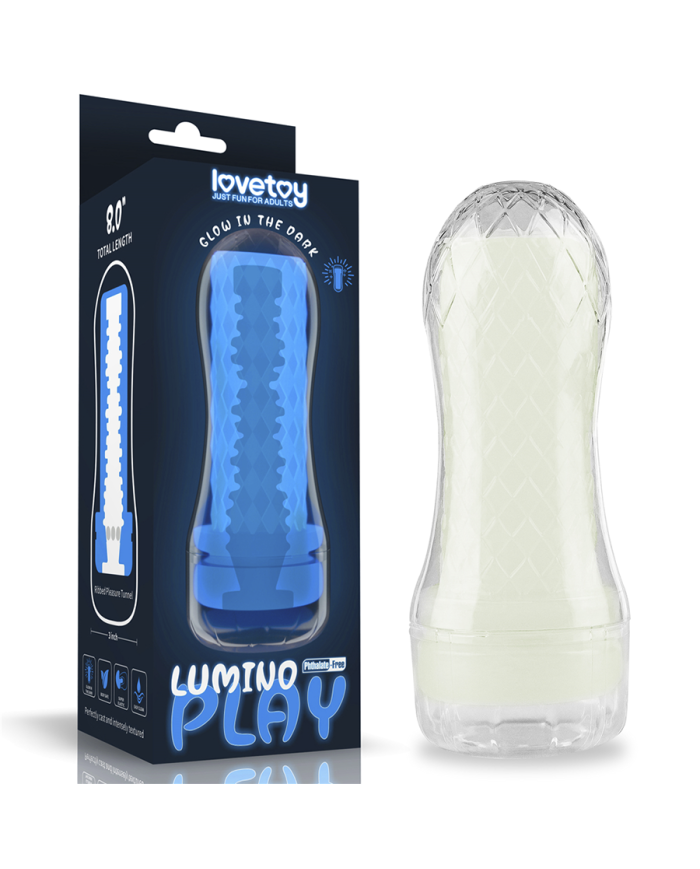 Masturbador Lumino Play Ribbed