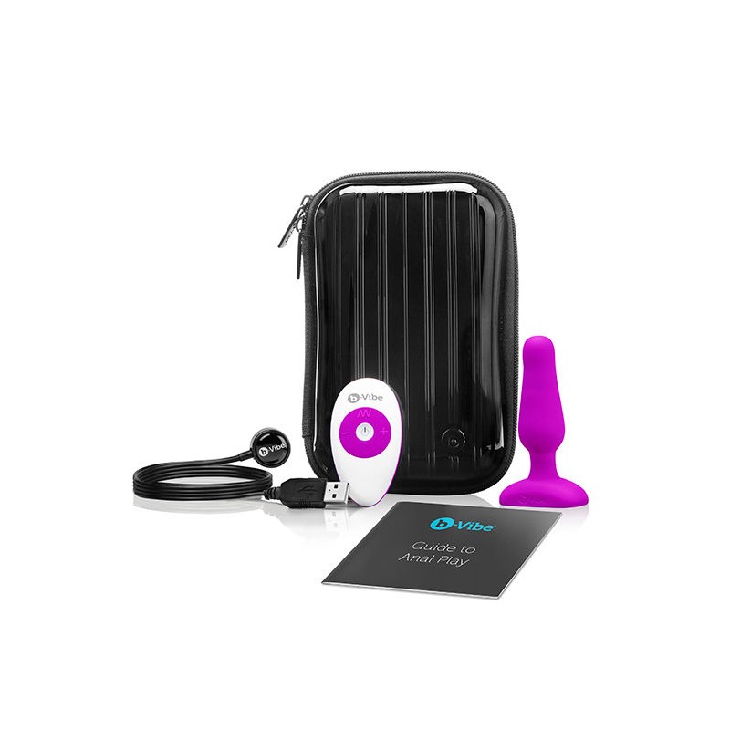 B-VIBE - NOVICE CONTROL REMOTO ANAL PLUG FUCSIA