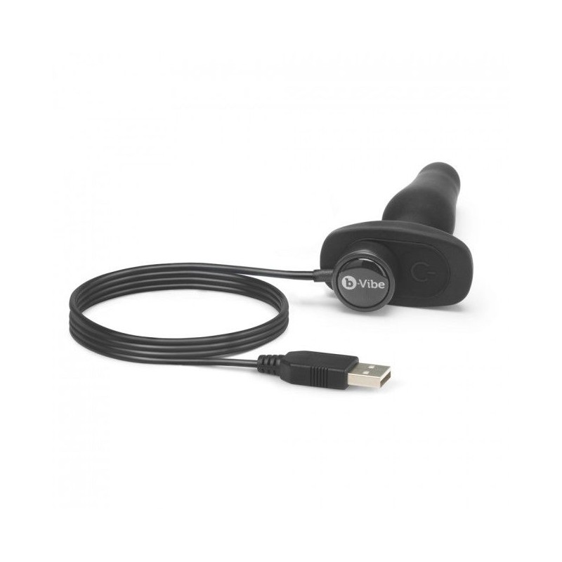 B-VIBE - NOVICE CONTROL REMOTO ANAL PLUG NEGRO