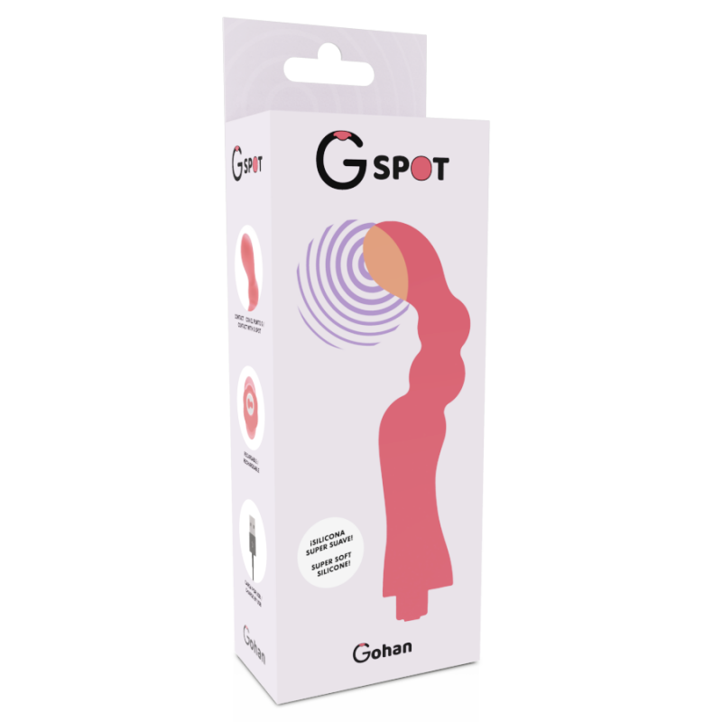 G-SPOT -  GOHAN VIBRADOR PUNTO G LIGHT RED