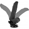 BASECOCK - VIBRADOR ARTICULABLE CONTROL REMOTO NEGRO 21 CM -O- 5 CM