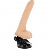 BASECOCK - VIBRADOR ARTICULABLE CONTROL REMOTO NATURAL 18.5 CM -O- 4 CM