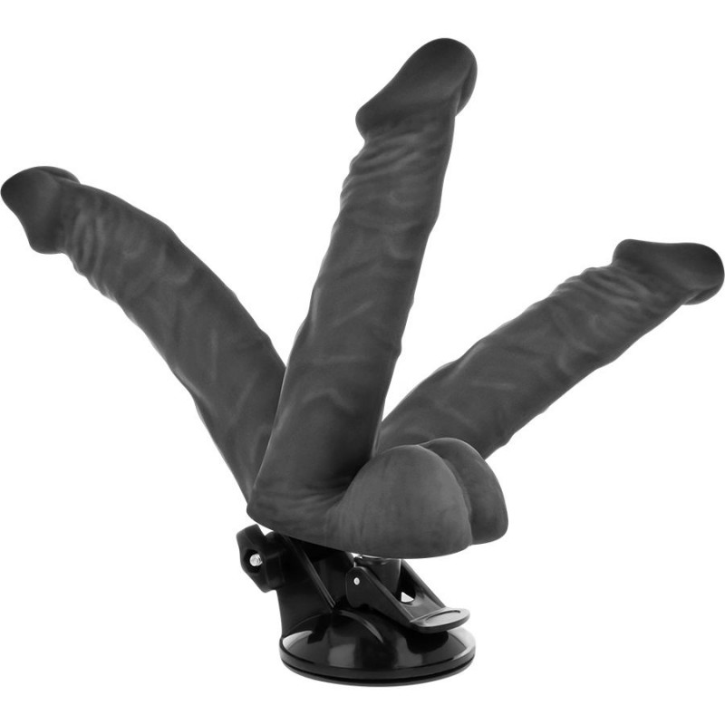 BASECOCK - VIBRADOR ARTICULABLE CONTROL REMOTO NEGRO 20 CM -O- 4.5 CM