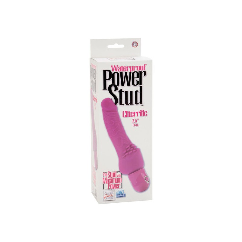 CALEXOTICS - POWER STUD CLITERRIFIC VIBRADOR ROSA