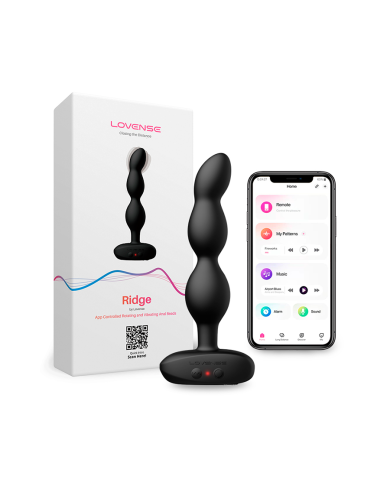 Bolas Anales Vibradoras Ridge Controladas por APP Global by Lovense