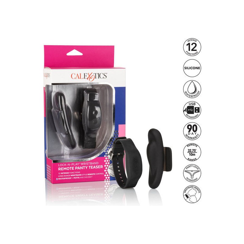 CALEXOTICS - PANTY TEASER BALA CON PULSERA DE CONTROL