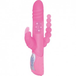 SEVEN CREATIONS - E RABBIT TRIPLE PLAY VIBRADOR TRIPLE ESTIMULACIÓN ROSA