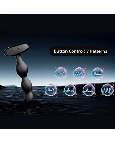 Bolas Anales Vibradoras Ridge Controladas por APP Global by Lovense