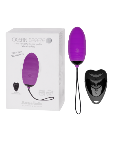 Huevo Vibrador Ocean Breeze Purple a Control Remoto
