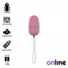 ONLINE - HUEVO VIBRADOR CONTROL REMOTO M ROSA