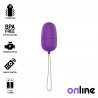 ONLINE - HUEVO VIBRADOR CONTROL REMOTO L ROSA