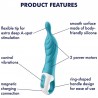 SATISFYER - AMAZING 2 VIBRADOR PUNTO A TURQUESA