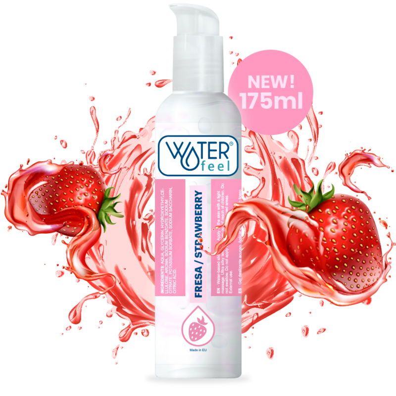 WATERFEEL - LUBRICANTE BASE AGUA FRESA 175 ML