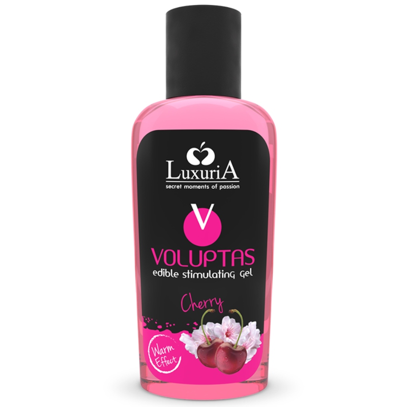 INTIMATELINE LUXURIA - VOLUPTAS GEL MASAJE COMESTIBLE EFECTO CALOR - CEREZA 100 ML