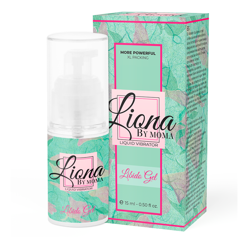 LIONA BY MOMA - VIBRADOR LIQUIDO LIBIDO GEL 15 ML