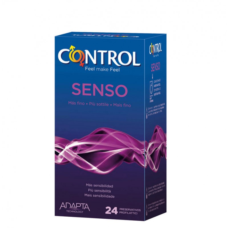 CONTROL - SENSO PRESERVATIVOS 24 UNIDADES