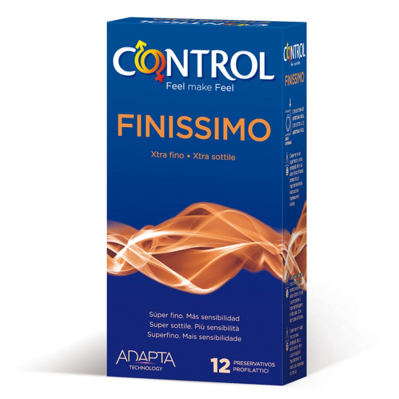 CONTROL - FINISSIMO PRESERVATIVOS 12 UNIDADES