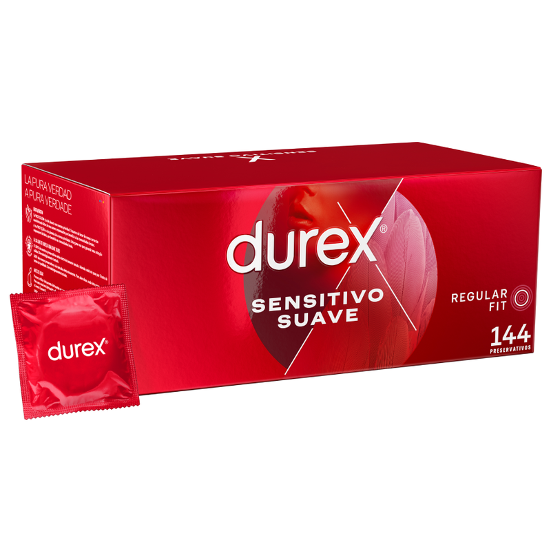 DUREX - SENSITIVO SUAVE 144 UNIDADES