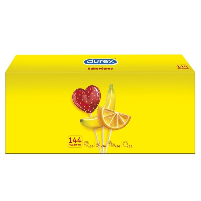 DUREX - PLEASURE FRUITS 144 UNIDADES