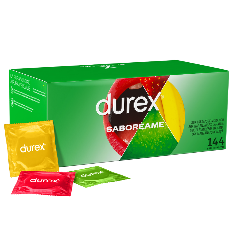 DUREX - PLEASURE FRUITS 144 UNIDADES