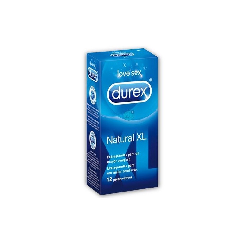 DUREX - NATURAL XL 12 UNIDADES