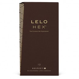 LELO - HEX PRESERVATIVO RESPECT XL 12 PACK