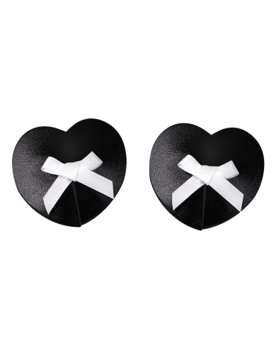 Cubrepezones Ribbon Black