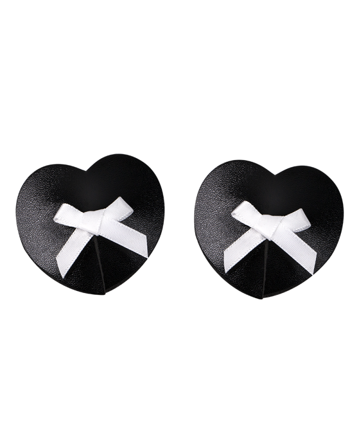 Cubrepezones Ribbon Black