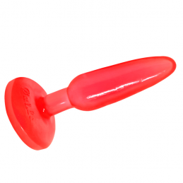 BAILE - PLUG ANAL TACTO SUAVE ROJO 14.2 CM