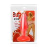 BAILE - PLUG ANAL TACTO SUAVE ROJO 14.2 CM