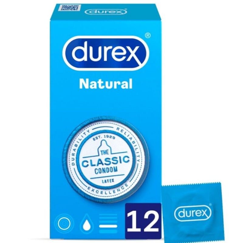 DUREX - NATURAL PLUS 12 UNIDADES