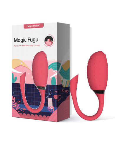 Vibrador Magic Fugu Red Controlado por APP Global