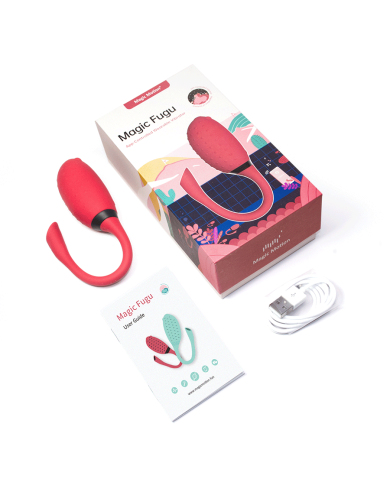 Vibrador Magic Fugu Red Controlado por APP Global