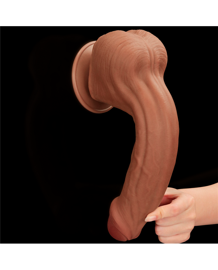 11.5'' King Sized Sliding Skin Dual Layer Dong Brown